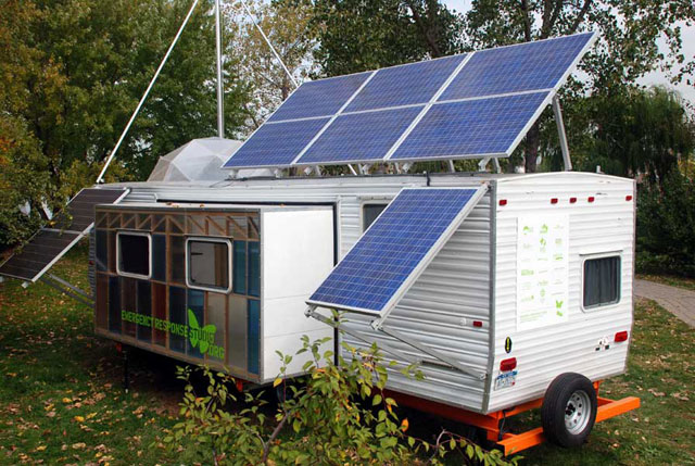 solar-powered, mobile artist's studio
